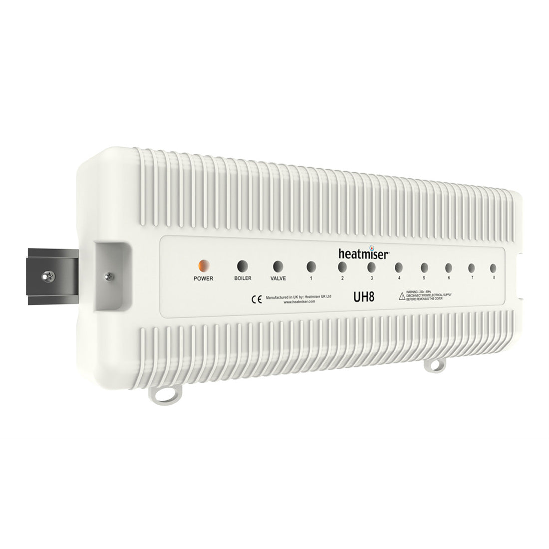 Heatmiser UH8 230V 8 zone wiring centre for underfloor heating systems