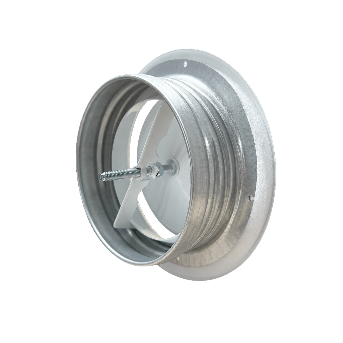 Quiet-Vent Metal Air Supply Valve - with Mounting Collar