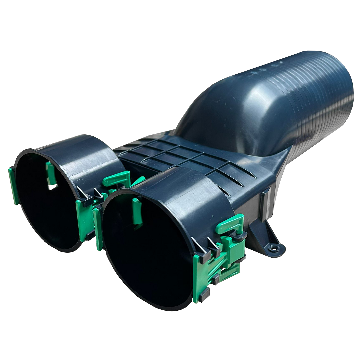 Quiet-Vent 125mm to 2x75mm Straight Plenum