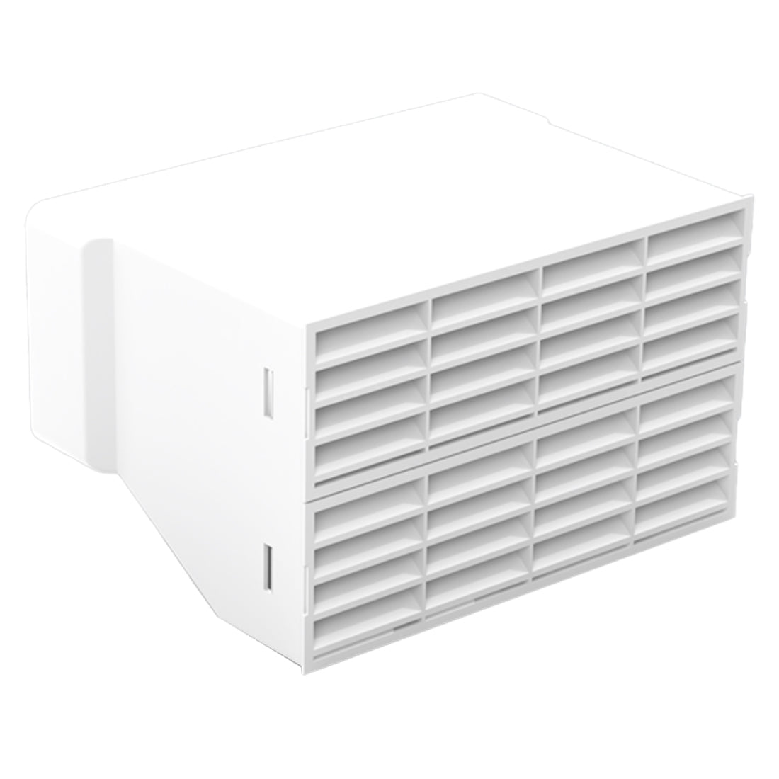 220x90mm - Double airbrick Complete (white) - VP