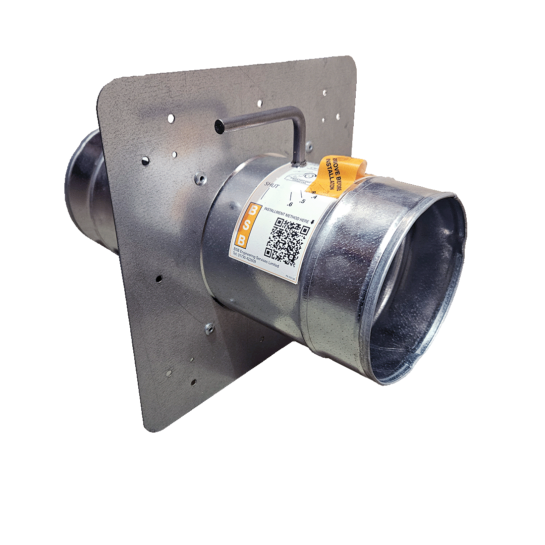 Resettable Single Blade Circular Fire Damper BPC Ventilation Store resettable-single-blade-circular-fire-damper-bpc-ventilation-store