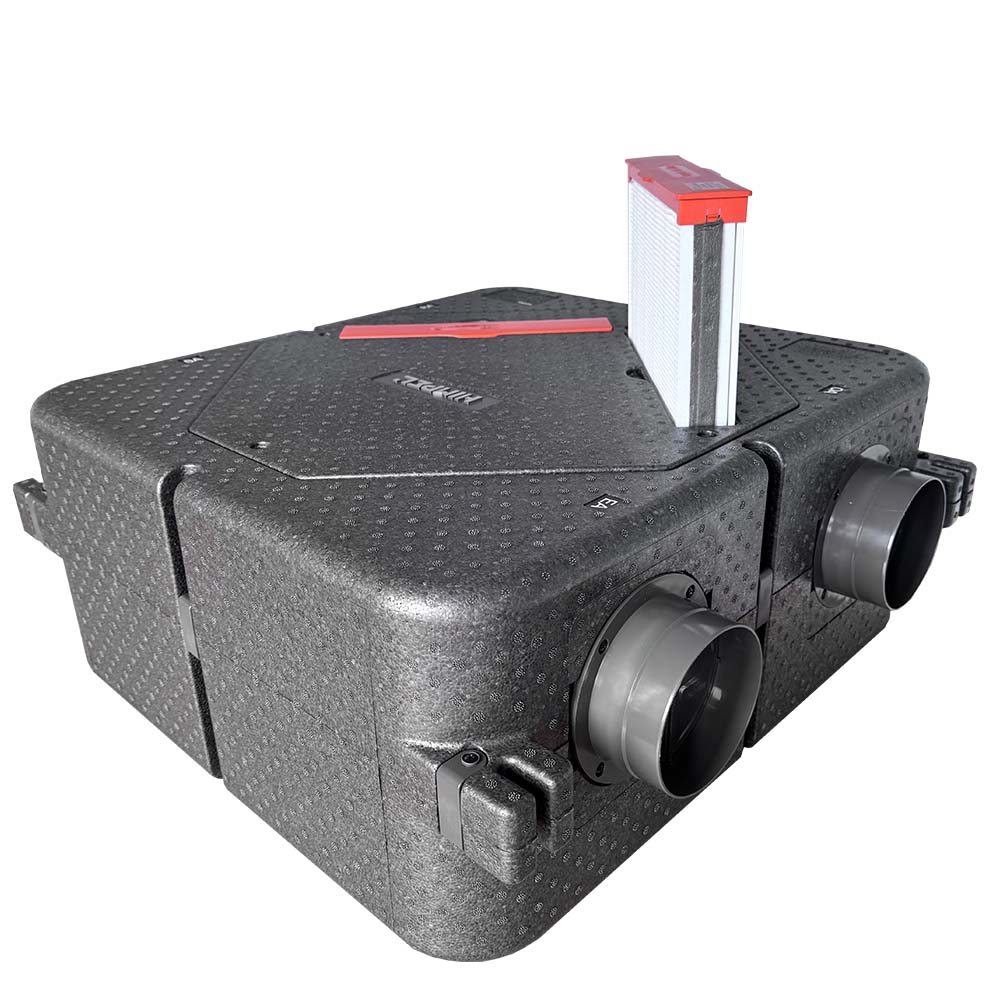 QV- Himpel 250 EPP unit with controller, bypass and Hepa Filter - 250m3/h @ 100Pa