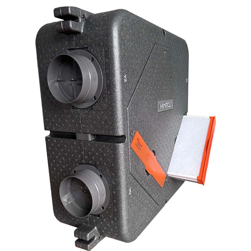QV- Himpel 250 EPP unit with controller, bypass and Hepa Filter - 250m3/h @ 100Pa