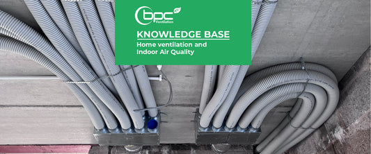 Mechanical ventilation system improving indoor air quality by removing pollutants and supplying fresh filtered air