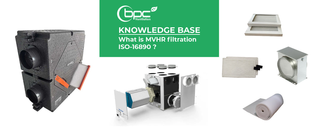 What is MVHR filtration ISO-16890?