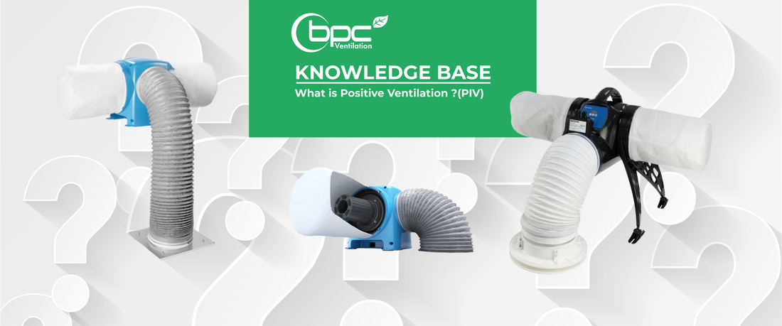 Positive input ventilation system supplying fresh filtered air to reduce damp condensation and mould in home