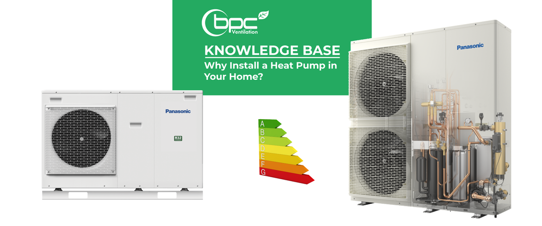 Air source heat pump installed outside a home providing energy-efficient heating and hot water