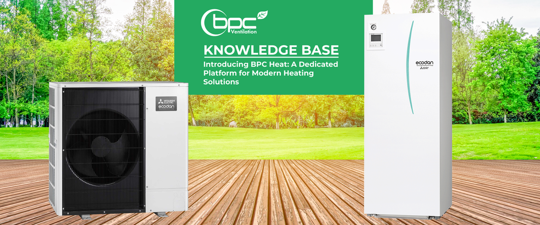 Modern heating and cooling system with MVHR ventilation maintaining comfortable indoor temperature and airflow