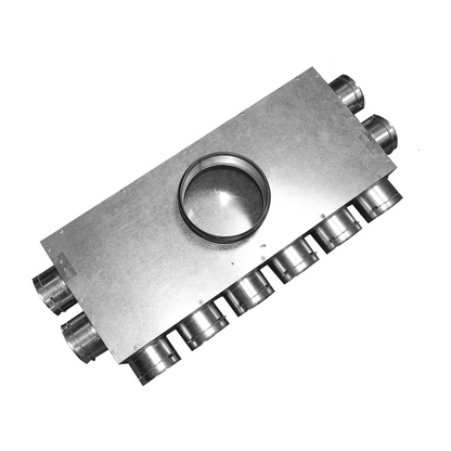 Quiet-Vent 75mm 10 Point Top Entry Distribution Box 150mm spigot