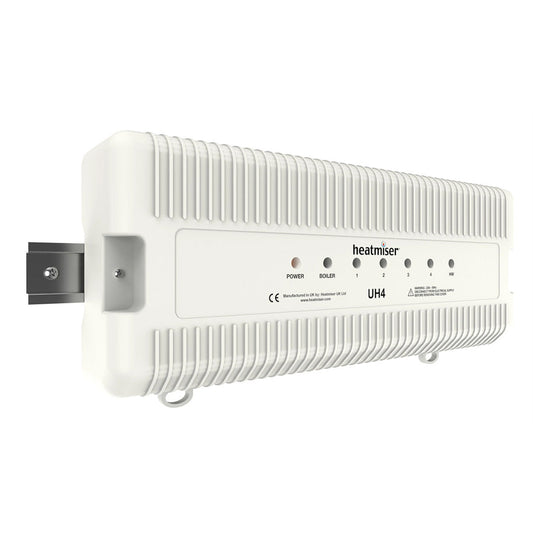Heatmiser UH4 4 zone 230V wiring centre for underfloor heating systems