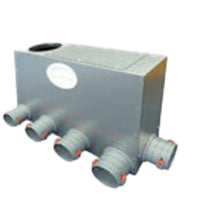 Airflow 5 Point Dist box, oval spigots & sound attenuation