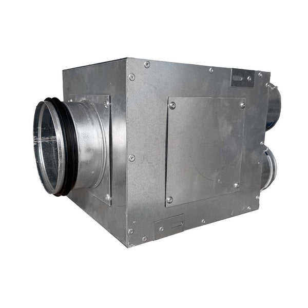 Quiet-Vent 75mm 4 point Adjustable Rear entry Distribution box 125mm S ...