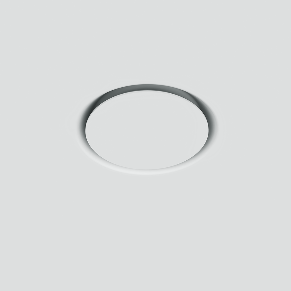 ErgoVent RONDO flush mounted air valve round 100mm - Coanda Effect