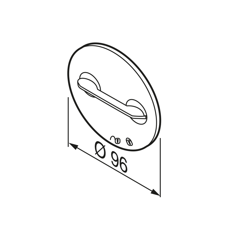 Airflow 96mm cap for distribution box