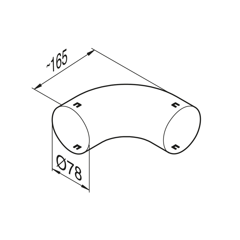 Airflow Airflex Bend Connector