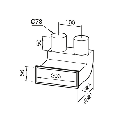 Airflow 90° Wall Outlet