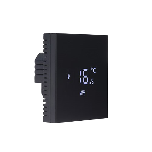 Whisper wireless Wi-Fi touchscreen thermostat with programmable heating controls and modern white finish