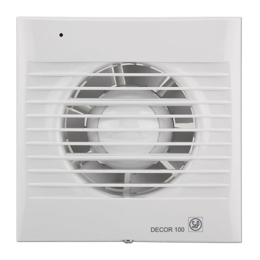 S&P Decor 100 CHZ - Humidity / Timer / Indicator / Shutte - Rated 22l/s