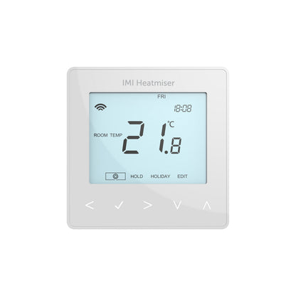 Heatmiser neoStat 12V White smart thermostat with touchscreen heating controls for underfloor heating systems