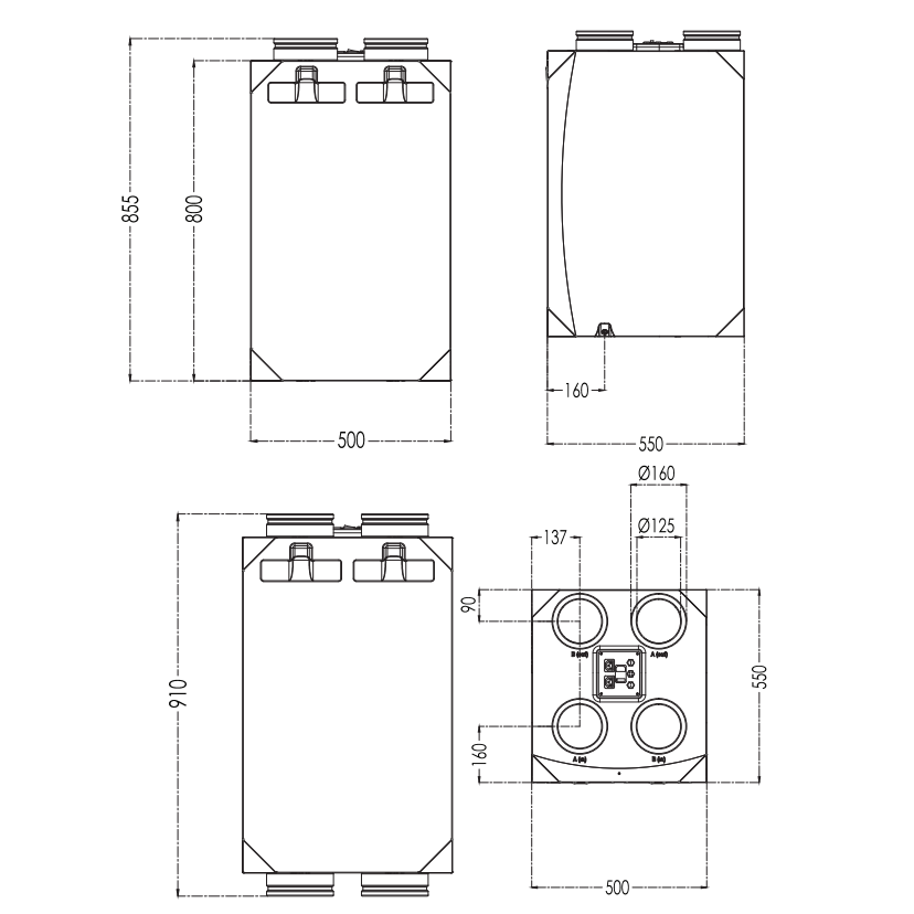 BSK NOTUS Multi Orientation Unit with Humidity Sensor