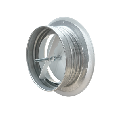 Quiet-Vent Metal Air Supply Valve - with Mounting Collar