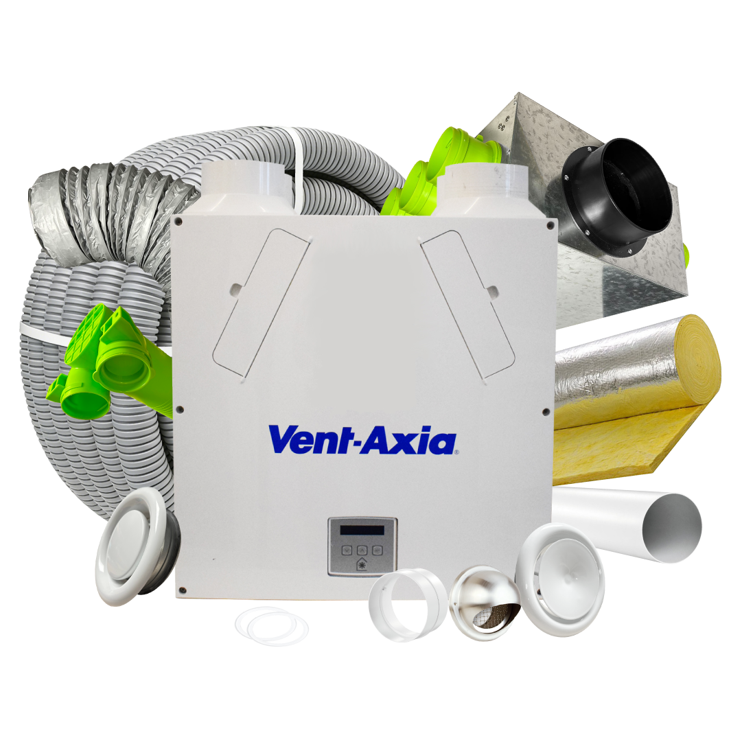 BPC Standard 8 Room MVHR Kit – Vent Axia Kinetic F L/H