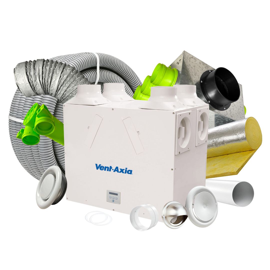 BPC Standard 15 Room MVHR Kit – Vent Axia Kinetic Plus B R/H