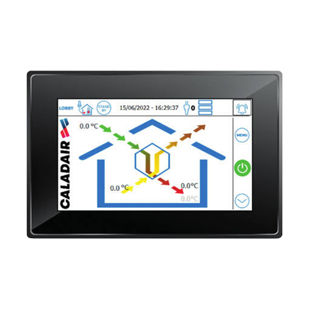 Zehnder-Caladair EASY 5.0 Wall Touch Screen Controller