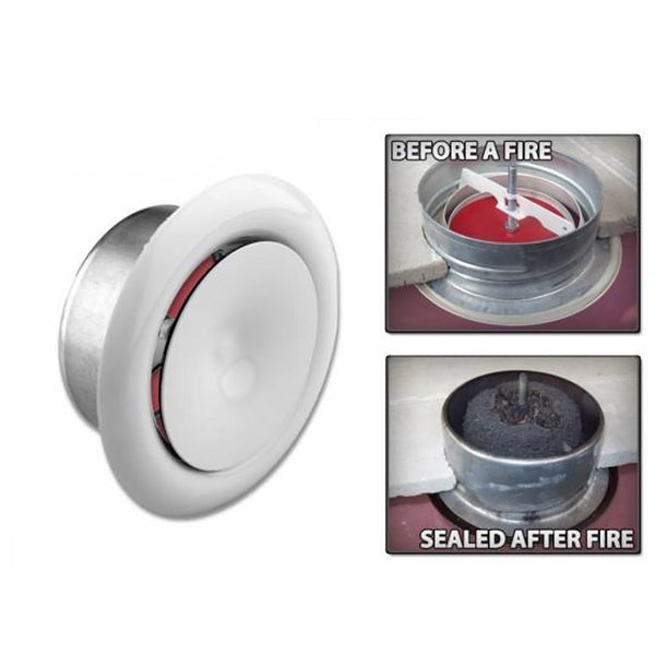 Fire Panel Extractor Metal Fire Rated Extract Air Valve - MW Range – BPC Ventilation Store