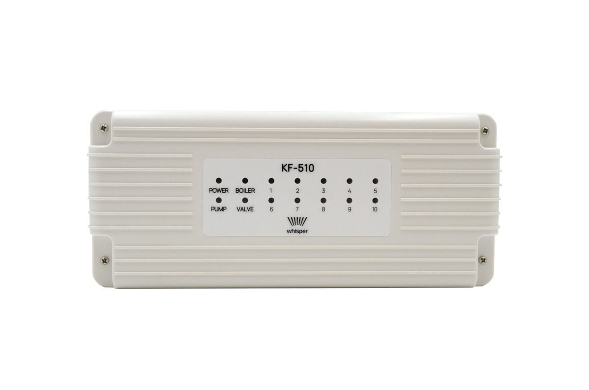 Whisper KF-510 230V kinetic 10-way wiring centre for underfloor heating system zone control
