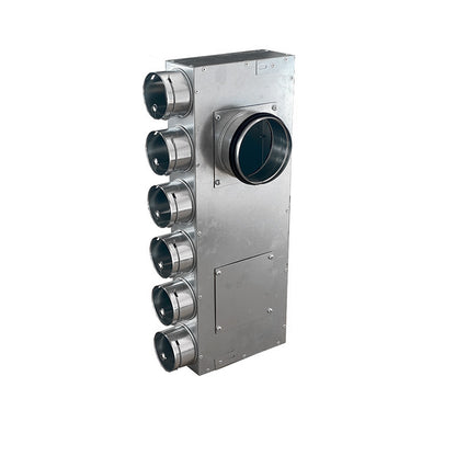 Quiet-Vent 75mm 6 Point Adjustable Top Entry Distribution box 125mm spigot