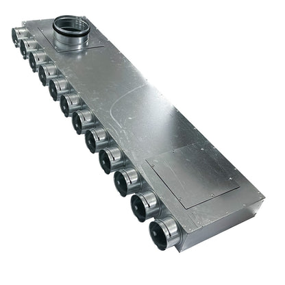 Quiet-Vent 75mm 12 Point Adjustable Top Entry Distribution box 150mm spigot