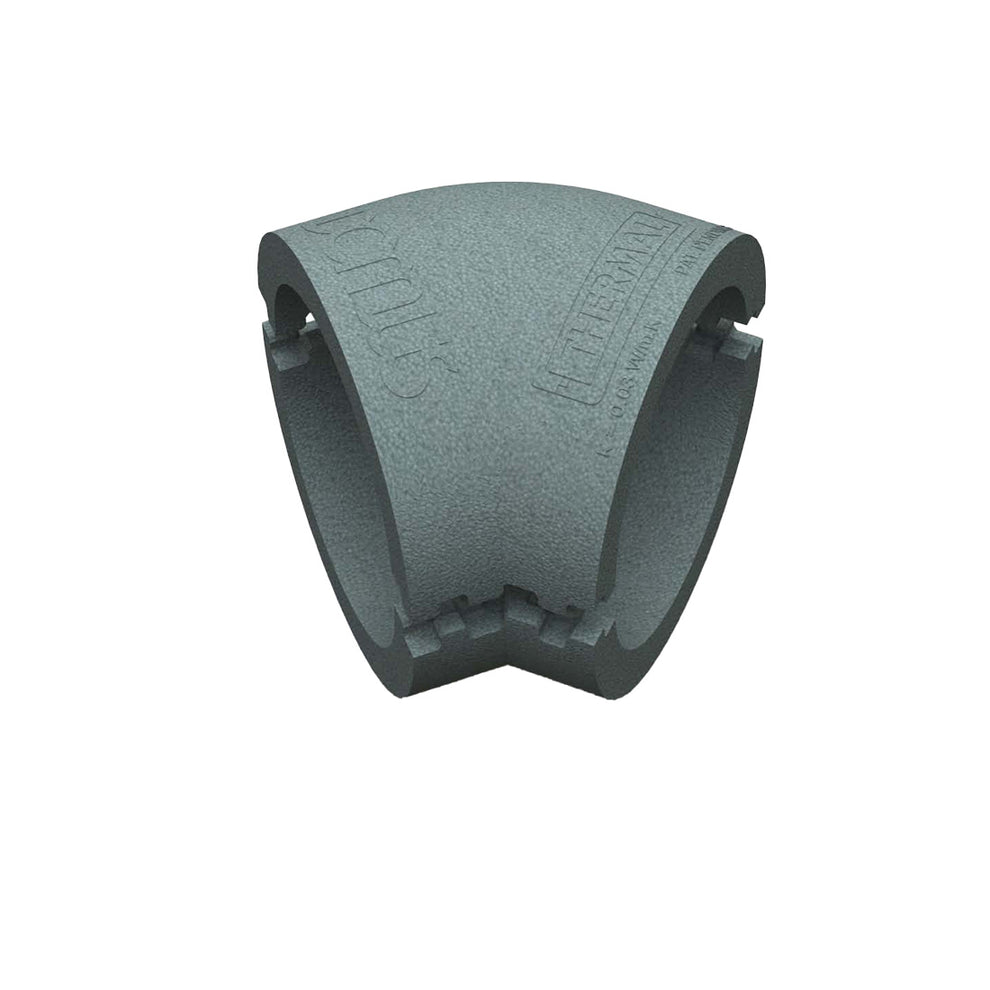 Insulating Shell Lower Domus Insulation Shell for 45° Bend – BPC Ventilation Store