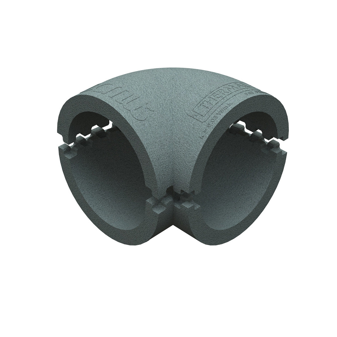 Insulation Shell Accessory Domus Insulation Shell for 90° Bend – BPC Ventilation Store